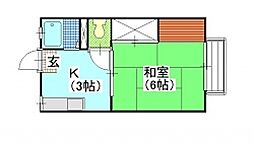 間取図画像 1K