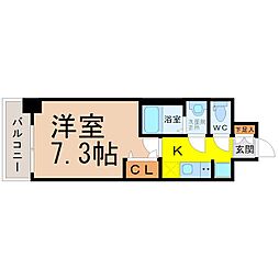 間取図画像 1K