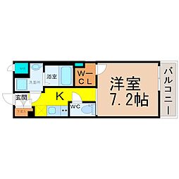間取図画像 1K
