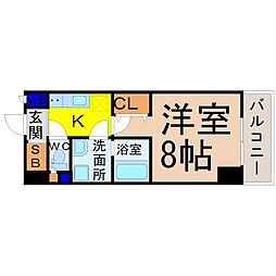 間取図画像 1K