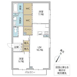 セルディーナ流星台 2階/203号室
