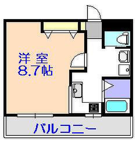 フィレンツェ22 ｜福岡県宗像市赤間駅前1丁目(賃貸マンション1K・4階・26.30㎡)の写真 その2