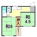 中野マンション3階6.0万円