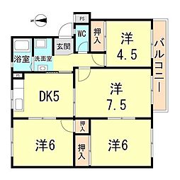 間取図画像 4DK