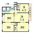 高倉台11団地55号棟5階4.8万円