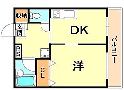 間取図画像 1DK