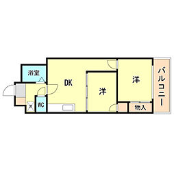 グランドシャトー板宿II 2階