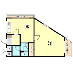間取図画像 1DK