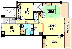 間取図画像 4LDK