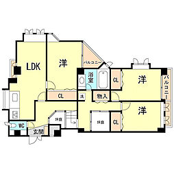 間取図画像 3LDK