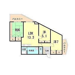 間取図画像 3LDK