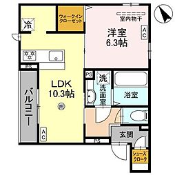 間取図画像 1LDK