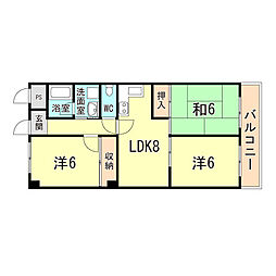 間取図画像 3LDK
