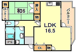 間取図画像 1LDK