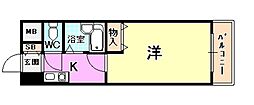 間取図画像 1K