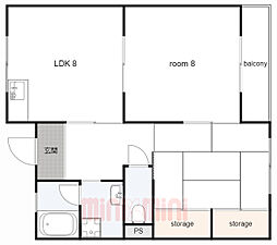 ハイフラット静徳 3階/3A