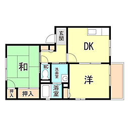 間取図画像 2DK