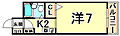 メルベールマウンテンヴィレッジ3階3.2万円