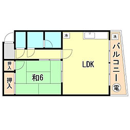 間取図画像 1LDK