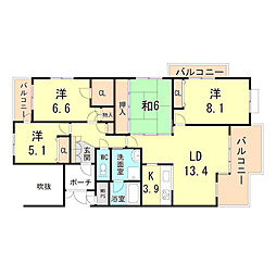 間取図画像 4LDK