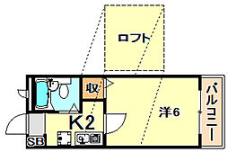間取図画像 ワンルーム