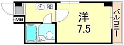 間取図画像 1K