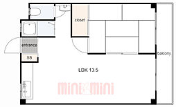 間取図画像 1LDK