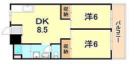 間取図画像 2DK