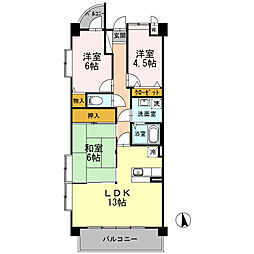 間取図画像 3LDK