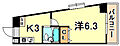 YKハイツ明舞3階3.5万円