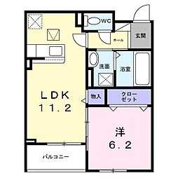 間取図画像 1LDK