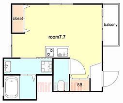 間取図画像 ワンルーム