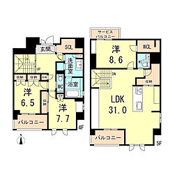 シャーメゾンステージ香櫨園 4階/402