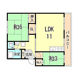新多聞第2住宅109号棟 5階