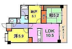 間取図画像 2SLDK