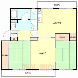 ひよどり台7団地　36号棟 2階