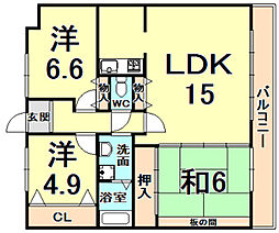 ルミエール西宮 3階