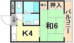 間取図画像 1DK