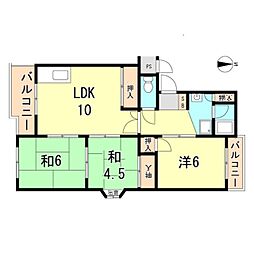 間取図画像 3LDK