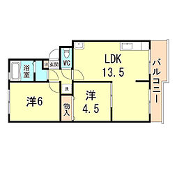 カーサべッレッツァ 1階/102