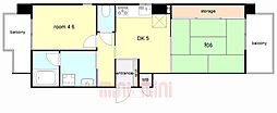 間取図画像 2DK