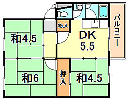 東垂水南住宅 3階
