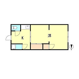 レーベン萩乃 2階/201