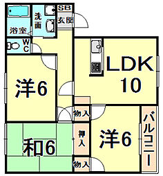 間取図画像 3LDK