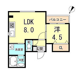 クレール西多聞通 3階/301