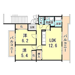 井吹東シティコート 2階