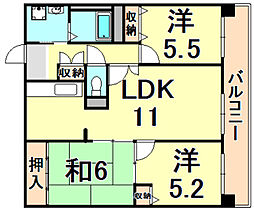 ヴェール園田 6階/607