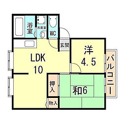 カサベルデ中澤B 1階/102