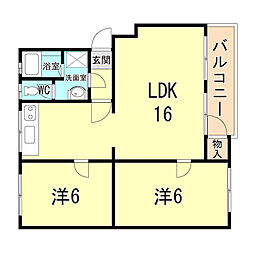 高倉台10団地44号棟 3階/302