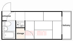 春日野道ロイヤルハイツ 4階/402